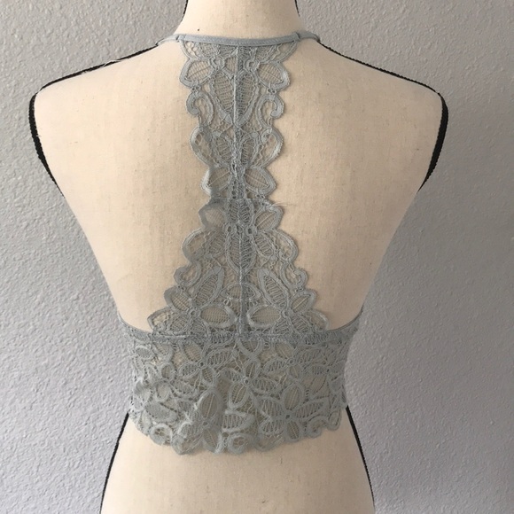 ❗️SALE❗️Racerback Longline Flower Lace Bralette 🌺 - Picture 2 of 4